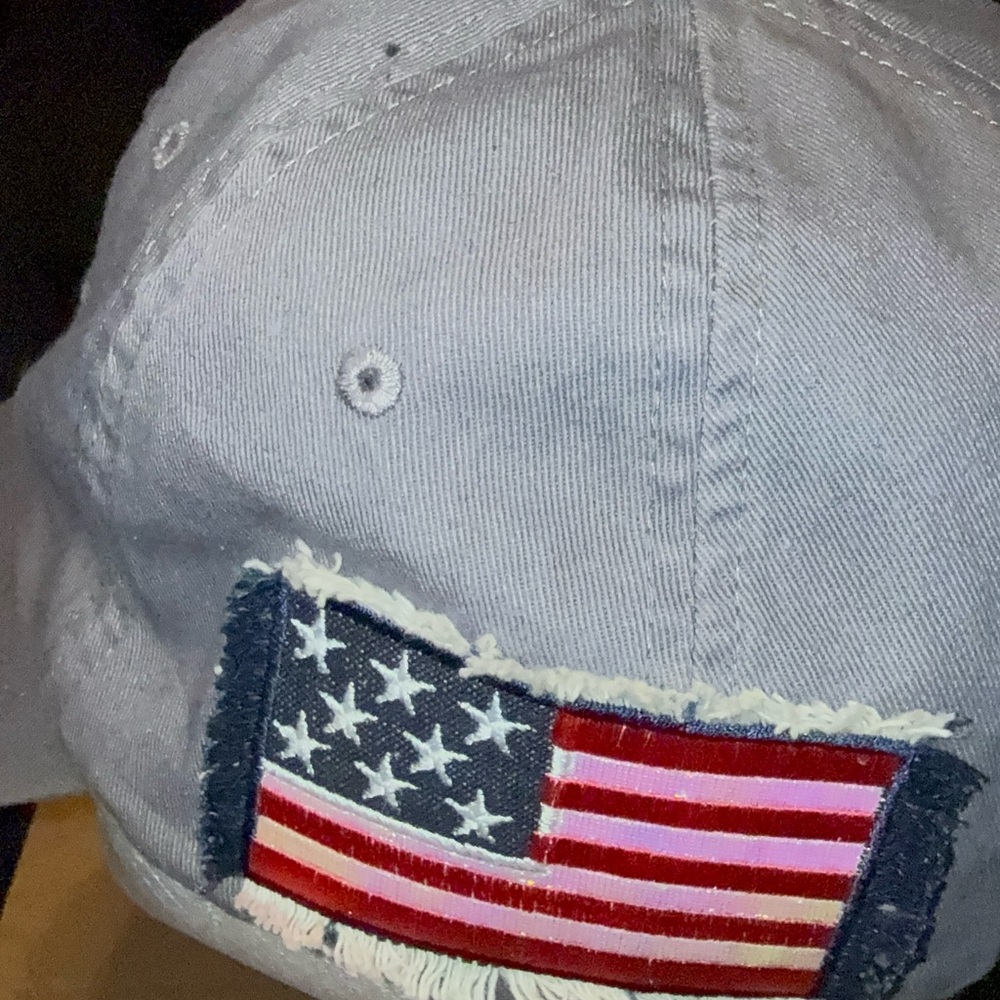 Polo Cap Grey big logo #3 🇺🇸 leather strap OS sendoffers followcloset RARE - Picture 4 of 8